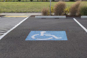 handicap parking marking parking lot raleigh nc